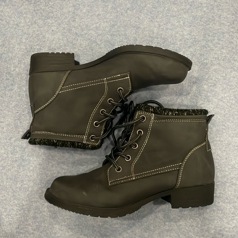 Dark grey boots